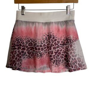 NWT Sofibella 13in Airflow Tennis Skirt in Pink Panther XS